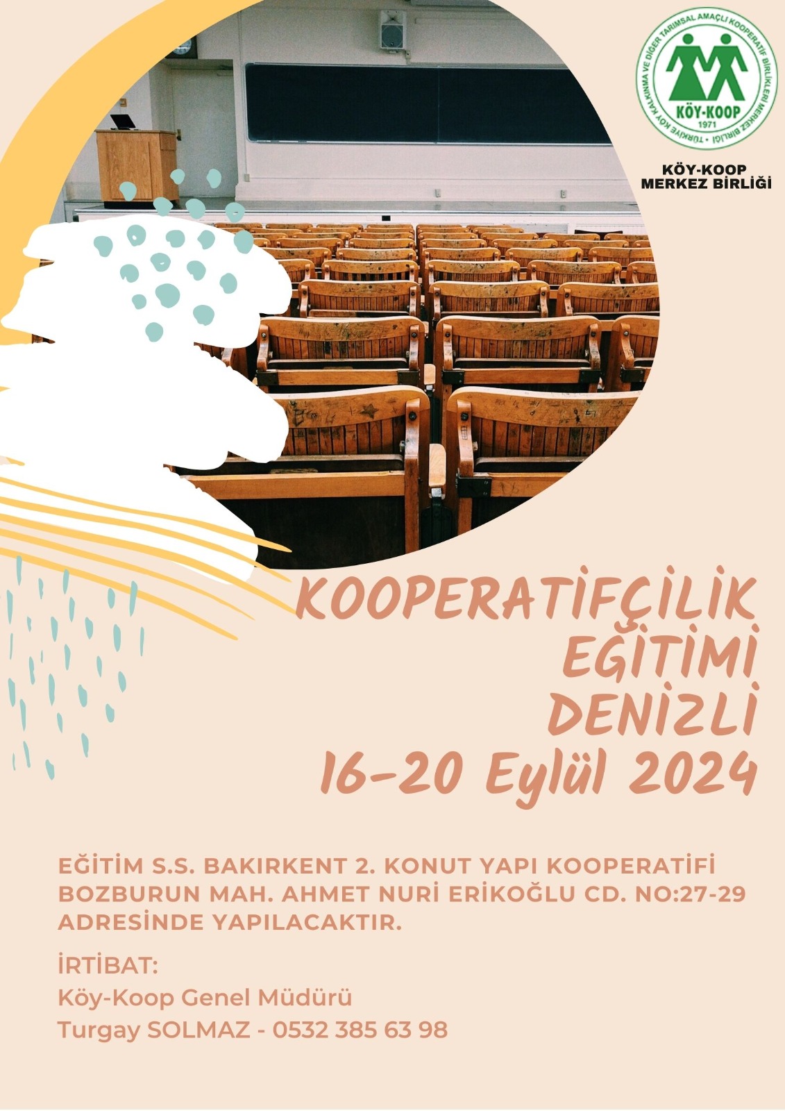 Kooperatifçilik Eğitim Programı DENİZLİ 16-20 EYLÜL 2024